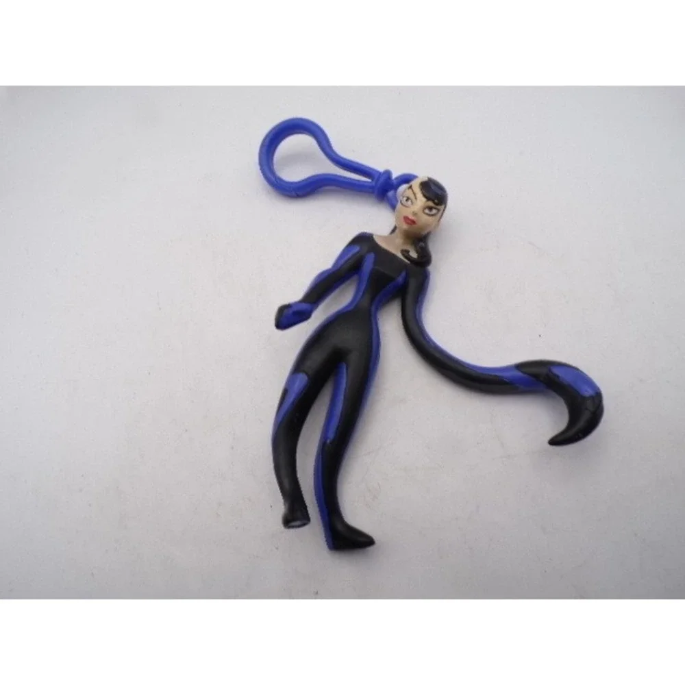 DC Comics Elasti-Girl Keychain Batman Brave and the Bold Blue Black Bag Clip Toy